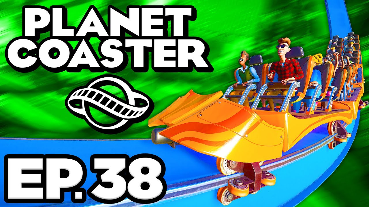 Planet Coaster Ep.38 - 💦 LOG FLUME WATER RIDE, VERY SPECIFIC RAINCLOUD! ⛈ (Gameplay / Let’s Play)