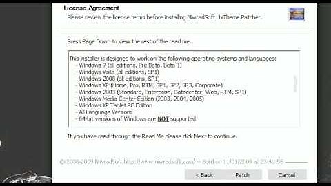 How to patch your system to use custom themes. (almost All windows operating systems)