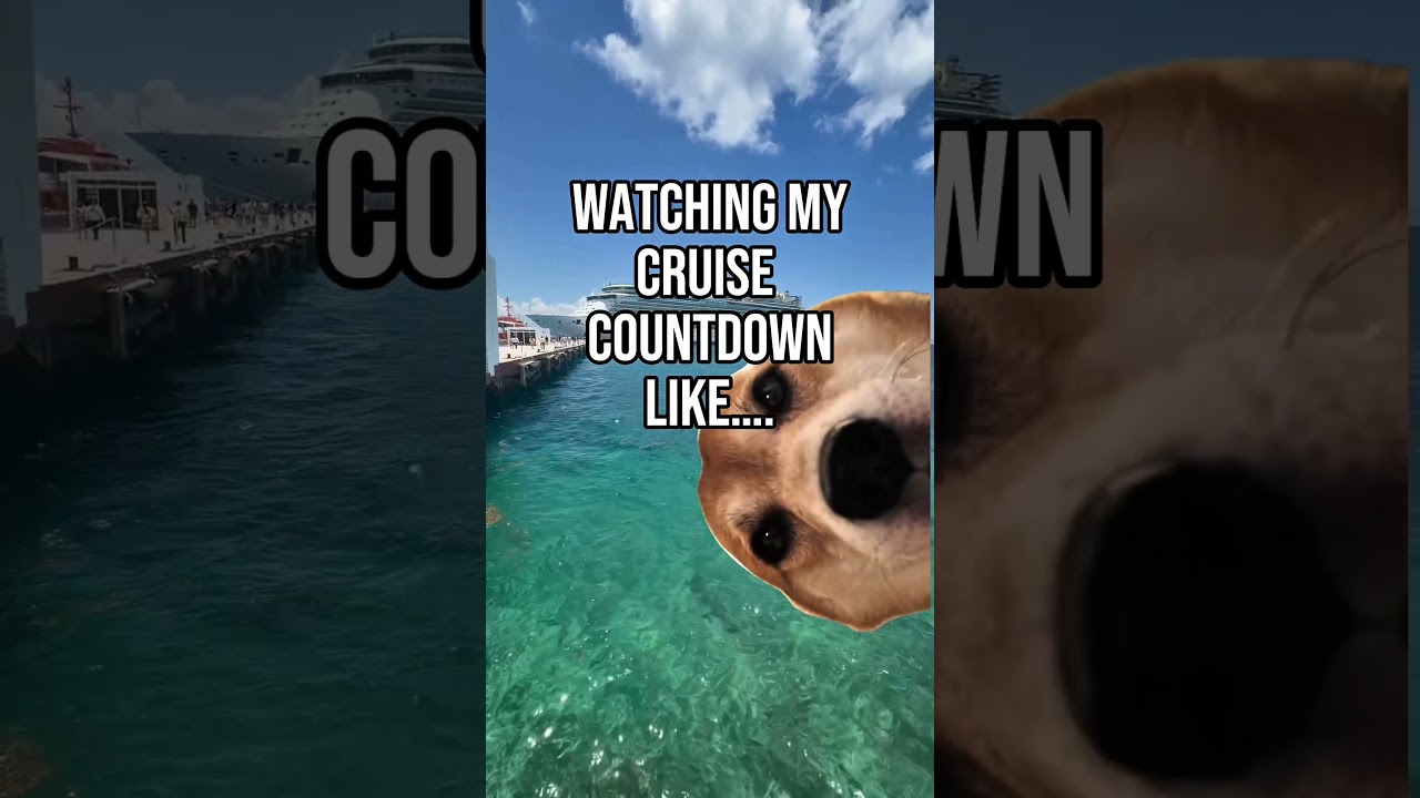 Watching My Cruise Countdown Like... ⏱️⚓️