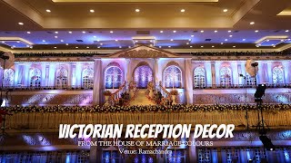 Reception Stage Making Video|Victorian Themed|Ramachandra Convention Center|Wedding Decorations