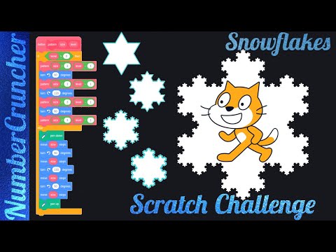 Scratch-Challenge Snowflakes