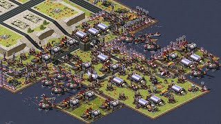 Battlefield amoli Map | Red Alert 2 | Extra hard AI | 7 vs 1 | America | us | Battlefortress