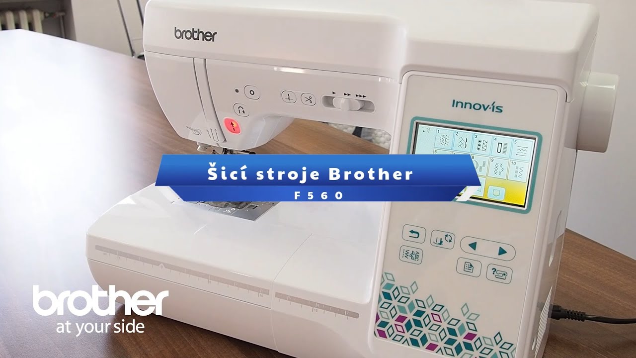 Šicí stroj Brother F560 - YouTube