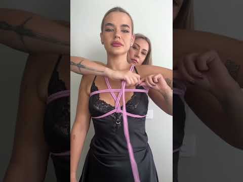 Easy Star Shibari Chest Harness Tutorial ⭐️🪢 #shortsvideo #spicy #shibari #shibaritutorial