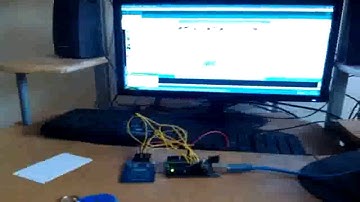 Demo of Unlocking a Pc with RFID and Arduino UNO