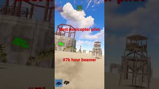 Flying with the BEST minicopter pilot in Rust