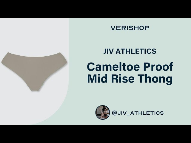 JIV ATHLETICS Cameltoe Proof Mid Rise Thong Review 