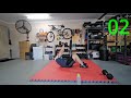 HiiT workout of the week 2 - 20 mins 6 steps ladder workout with dumbbells