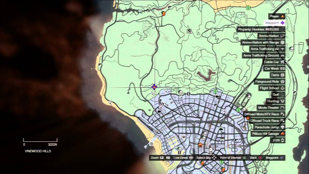 Mapa GTA V ref. 180