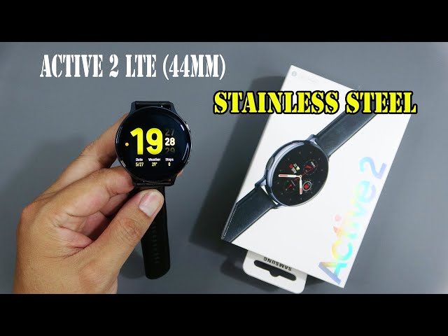Samsung Galaxy Active 2 LTE 44mm | Stainless steel version - YouTube