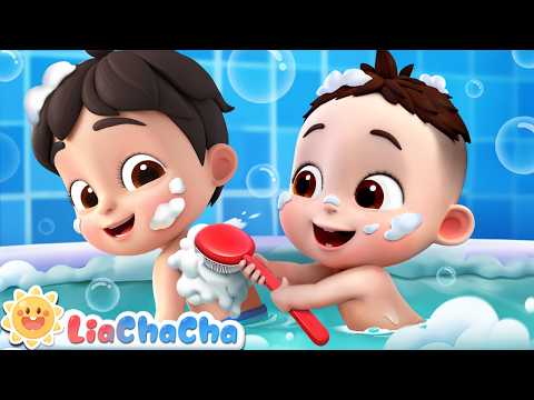 🔴Brush, Wash and Bath Time! 🧼🪥🛁 | Good Habits Songs for Kids | LiaChaCha Live