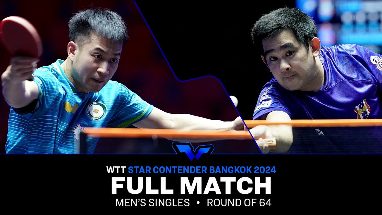FULL MATCH | Liao Cheng-Ting vs Phakpoom Sanguansin | MS R64 | #WTTBangkok 2024