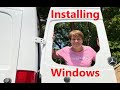 Installing Rear Windows in a Mercedes Sprinter Van