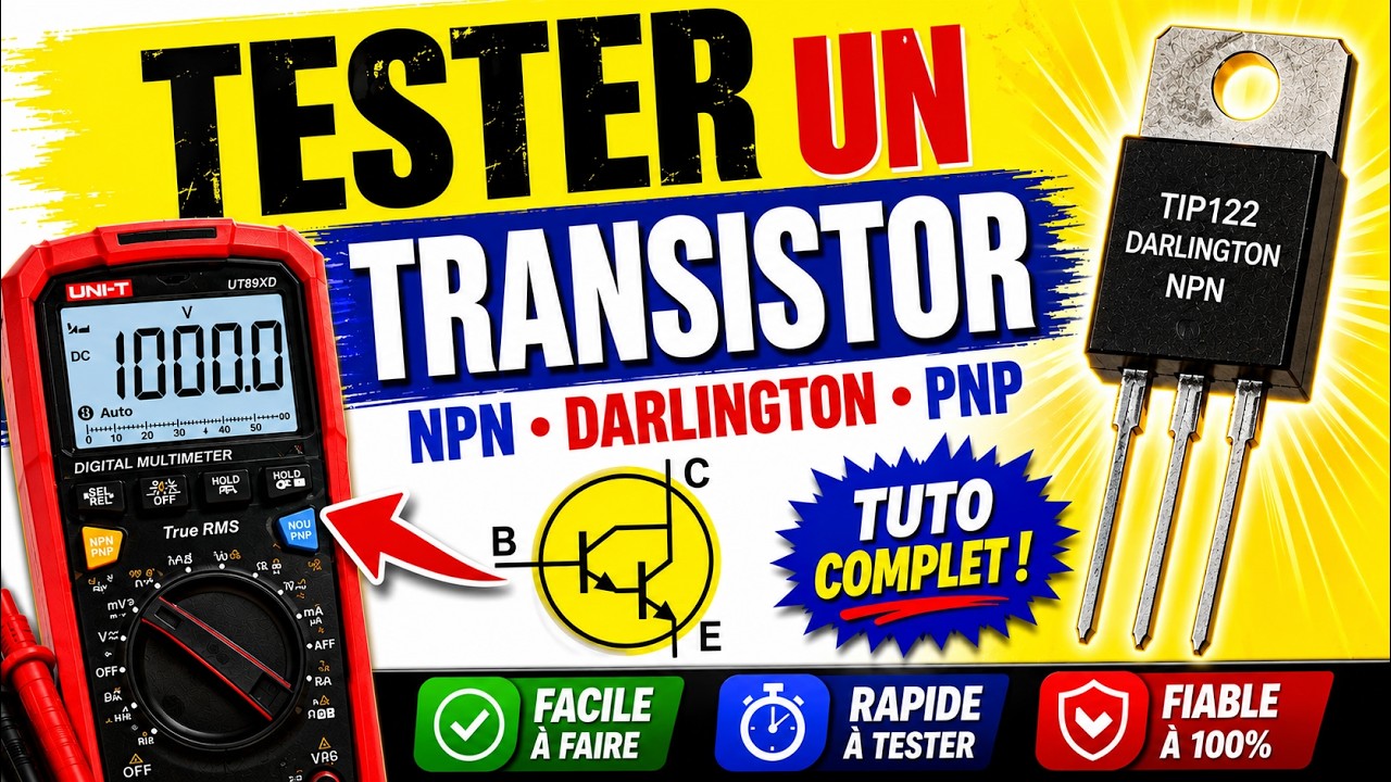 Comment tester un transistor darlington électronique avec un multimètre — free download