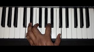 How to play "Dmin7" Chord in Piano?