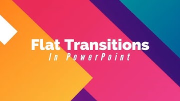 How to make Flat Transitions in PowerPoint - Powerpoint Motion Graphics Tutorial • Pratik Desai