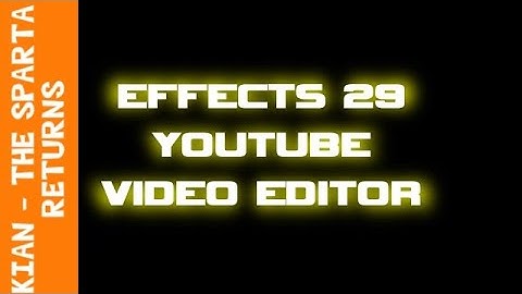 Windows XP effects 29 with YouTube Video Editor (Request)