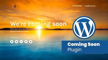 Custom Coming Soon and Maintenance Template Plugin in Wordpress