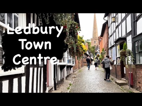 A walk through the beautiful Ledbury Town Centre 😊