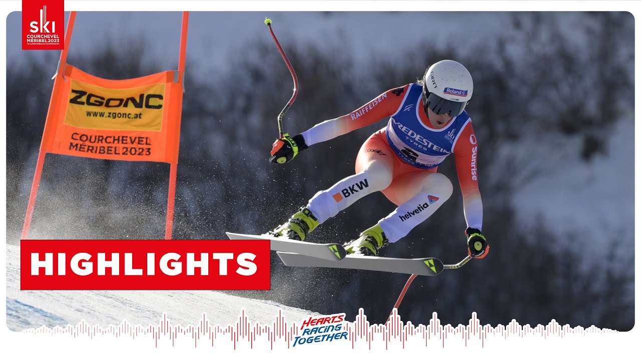 Flury grabs shocking gold medal in Downhill 2023 FIS World Alpine Ski Championships