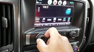 2017  Silverado radio problem.