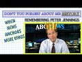 Remembering News Anchor Peter Jennings | Don't You Forget About Me History #news #icon