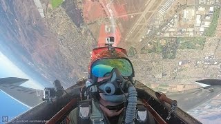 Lockheed T-33 Ace Maker Airshow In Cockpit Footage