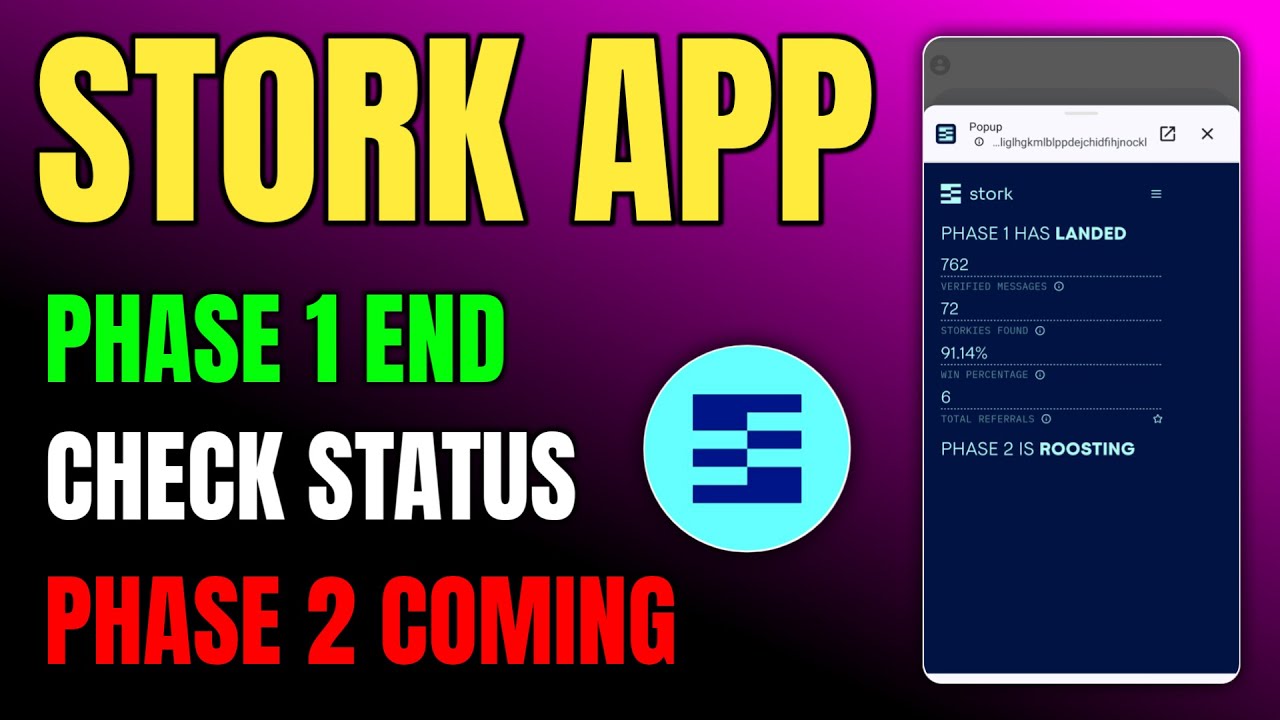 Stork Airdrop Phase 1 Landed | Check Phase 1 Status & Phase 2 Update Explained