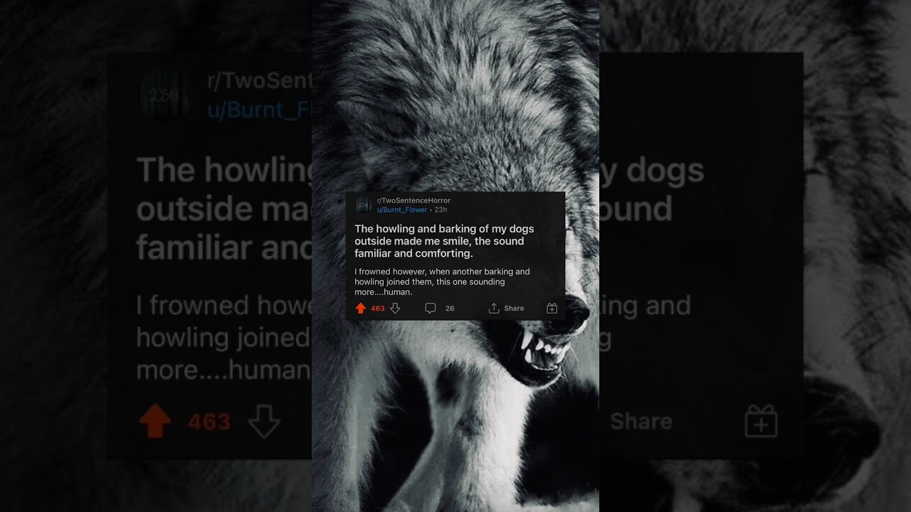 R/ Two Sentence Horror