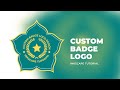 Custom badge logo with path effects inkscape tutorial