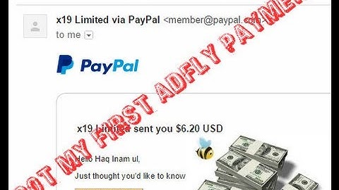 Adf ly Payment Proof - Got My First payment through Adfly 2017