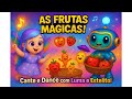 As Frutas Mágicas Estão Dançando! 🍎🍓🥭 | Música Divertida para Crianças