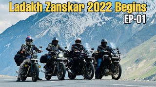 Ladakh Zanskar Ride 2022 Begins | EP01 Is Baar Manali Side se | Honda Highness CB350 & CB500X |