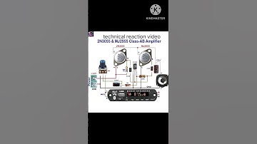 2n3055 & mj2955 class -ab amplifier circuit 👍 #electrical #electrial #electricalinstallation