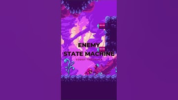 Enemy State Machine - 2D Platformer Game 🔥🎮 #indiedev #gamedev  #gamedevelopmenttutorial #godot