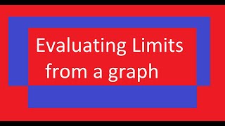 Evaluating Limits from a Graph