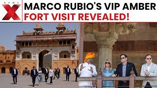 Marco Rubio's India Tour: Inside His Cultural Stopover at Jaipur’s Amber Fort | FULL VISIT