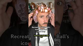 Recreating Lucille Balls Iconic Hair Using Vintage Products