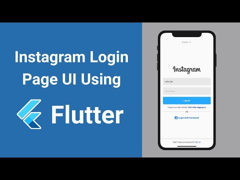 Instagram Login page UI 