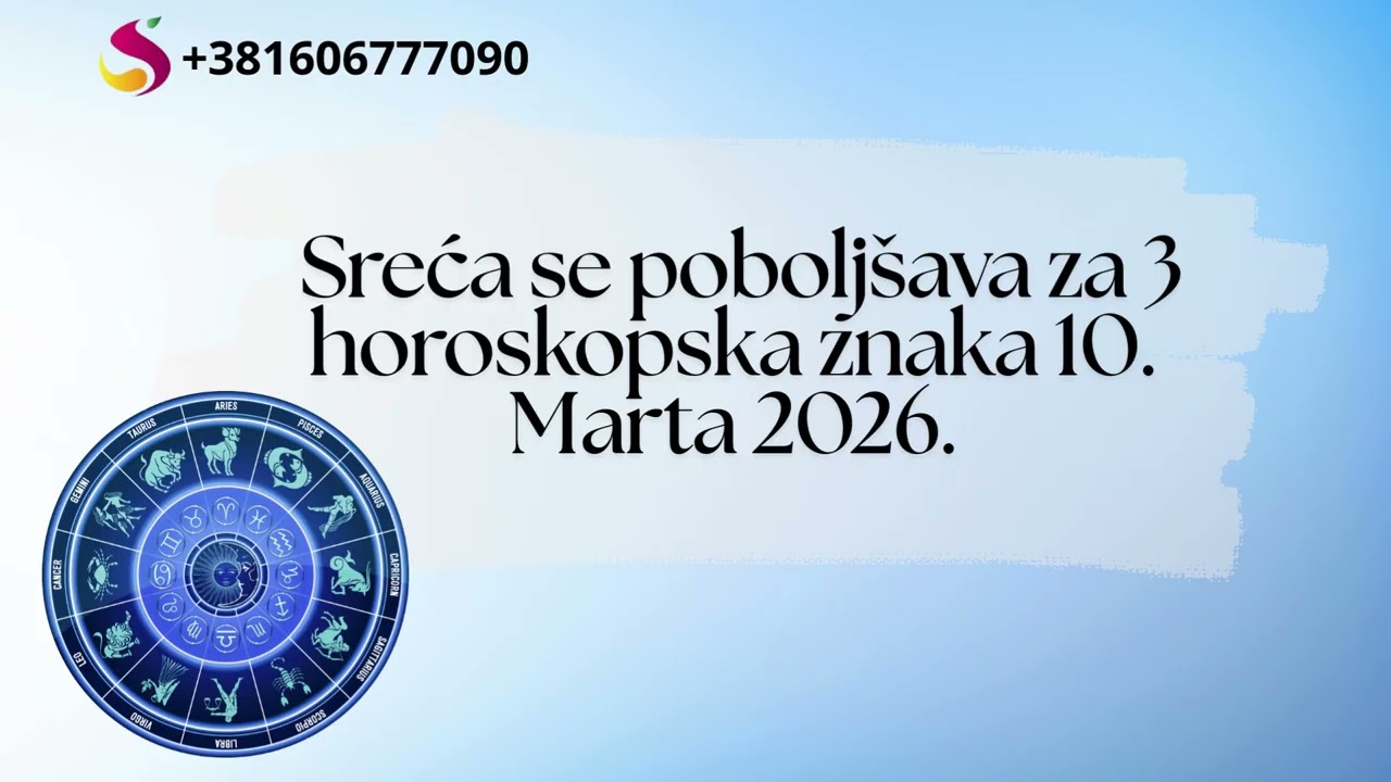 Sreća se poboljšava za 3 horoskopska znaka nakon 10. Marta - Saznajte da li ste među njima