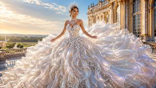 Modern Princess Dresses ✨ Parisian Pearl Couture Gowns | Royal Château Fashion Show 2026 screenshot 5
