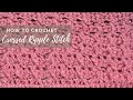 How to Crochet Crossed Ripple Stitch 