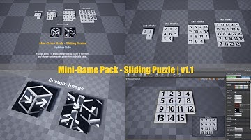 Unreal Engine Marketplace (Fab) | Mini-Game Pack - Sliding Puzzle | v1.1