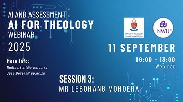 AI4Theology 2025 Session 3 | Mr Lebo Mohoera