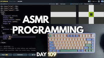 CSS Battle 9th July: Keyboard Only ASMR Coding