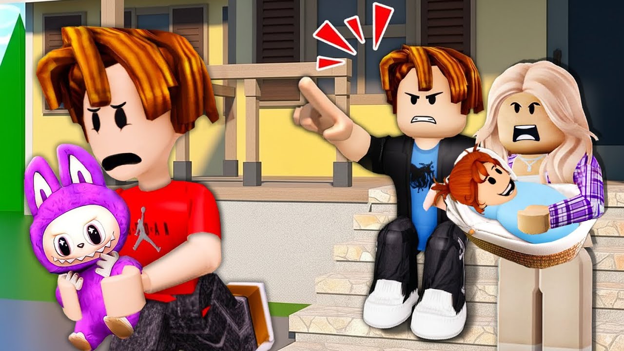 ROBLOX Брукхейвен 🏡RP: Неудачливый ребёнок (Новый эпизод) - Грустная история - Анимация Roblox