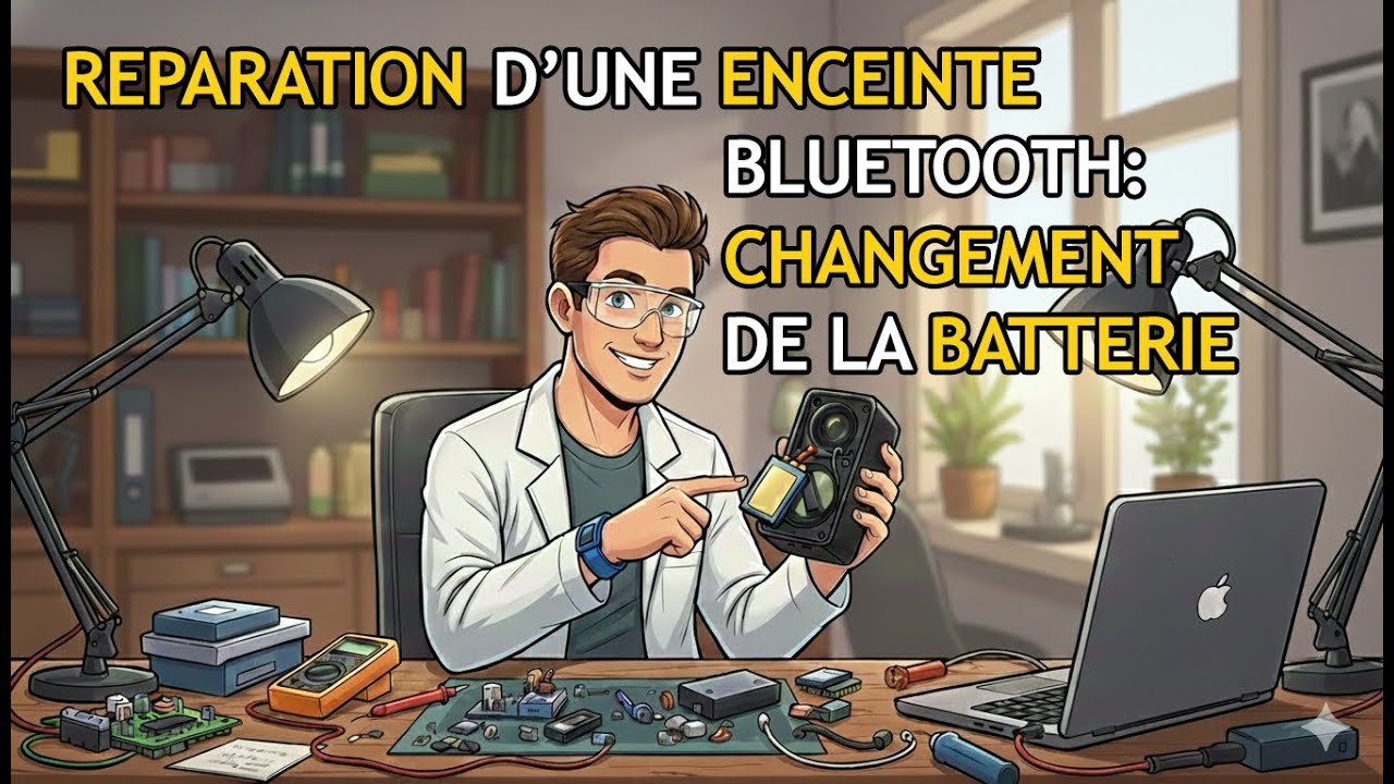 Tuto réparation d'une mini enceinte Bluetooth changement de la — free download