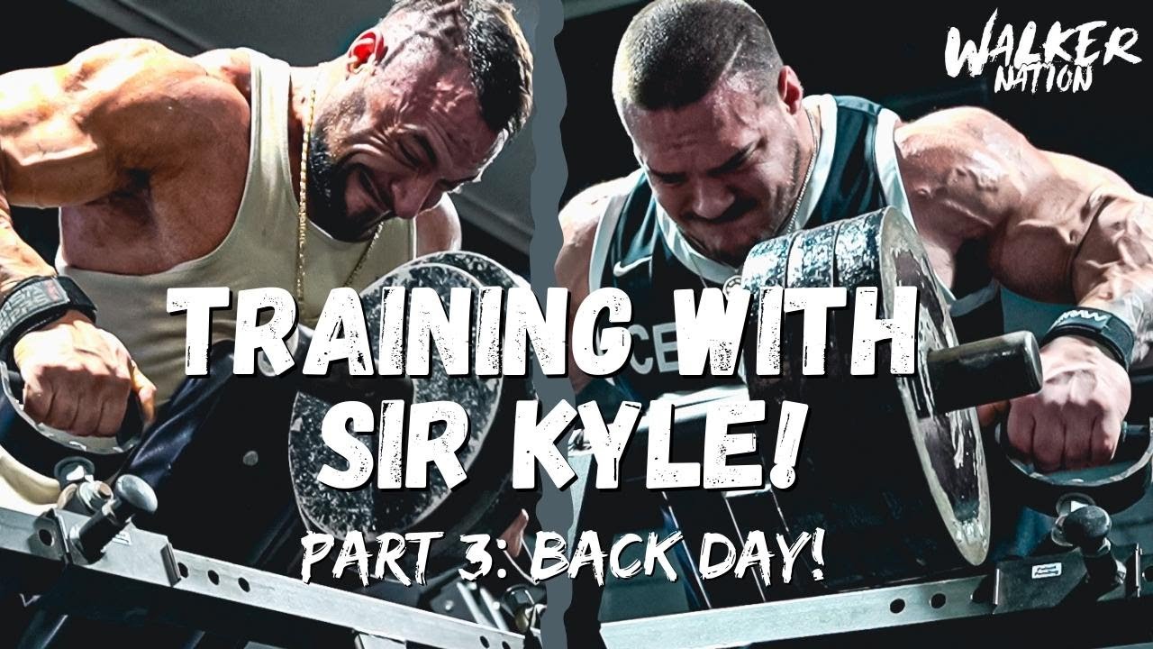 Nick Walker | TRAINING WITH SIR KYLE! | PART 3: BACK DAY!!