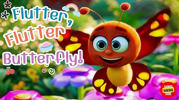 Flutter, Flutter Butterfly!  #kidsongs #KidsLearning #EducationalVideos #FunLearning #KidsActivities