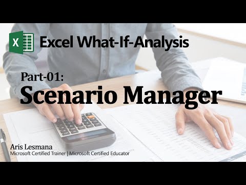 Video: Bagaimana cara membuat skenario apa di Excel?